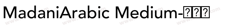 MadaniArabic Medium字体转换